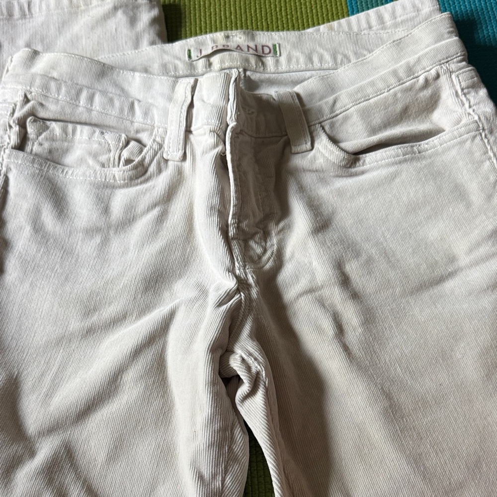 J Brand Off-White Jeans